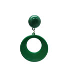 Plastic Flamenco Earrings. Medium Hoop. Green 2.479€ #502821574VRD